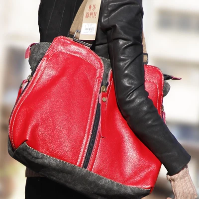 

Top Quality Canvas bags women shoulder satchel large leisure bag large capacity