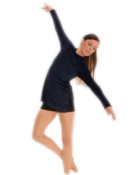 

Black Velvet Little Professional Adult Female Latin Dance Dress Modern Dance Dress Ballet Dress Performance Dress Skirt
