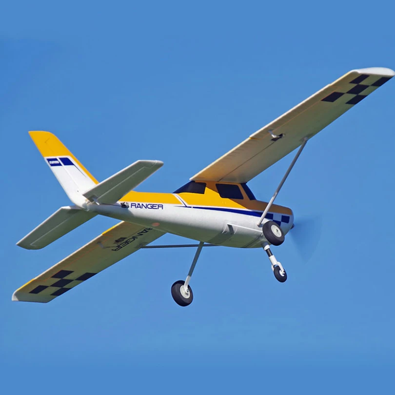 FMS RC Airplane Plane 1220mm Ranger Trainer 3S 4CH with Reflex Gyro Flight Controller Auto-balance Model Hobby Aircraft Avion