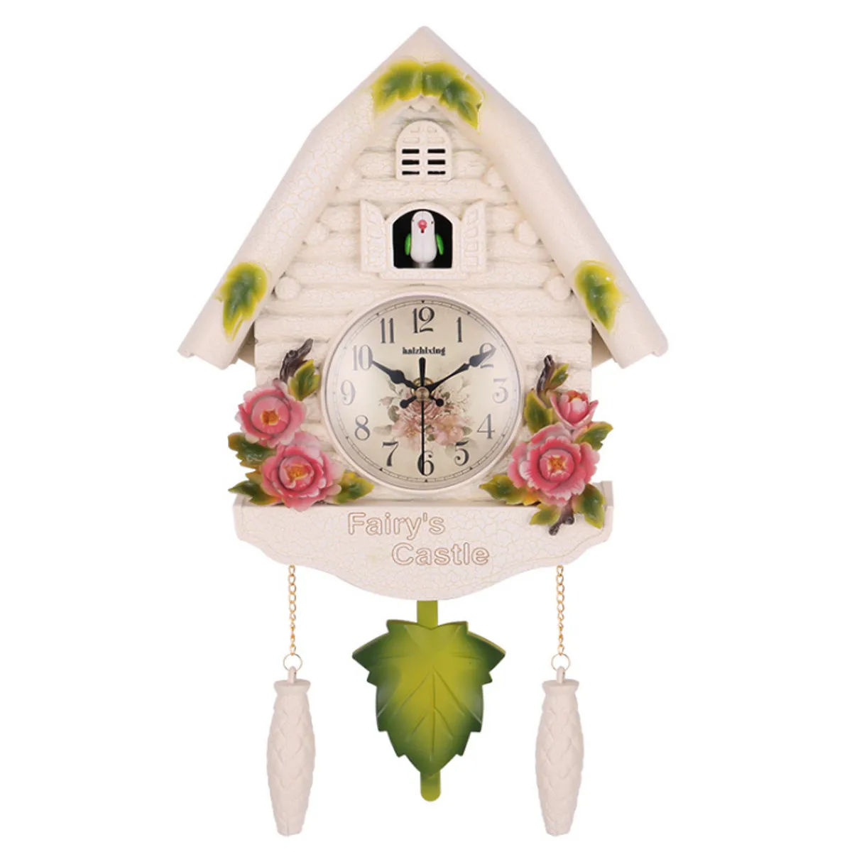 Горячие новые настенные часы, антикварные деревянные часы в форме птицы, колокольчик, часы с будильником, часы для дома, комнаты, ручной работы, художественный Декор - Цвет: 2