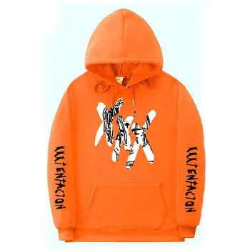 

Best selling singer XXXTentacion street fashion for men and women Fleece hooded brand itself men's sweatshirt clothing