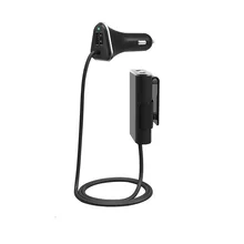Suta Front and black seat Car phone Charger With 1 8M Cable USB 9 6A 48W