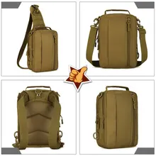 Multifunción 1000D Nylon Hombro Militar Mochila Táctica Paquete de La Cintura al aire libre Acampar Viajes Senderismo Bolsa de Pecho