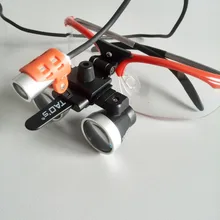 Тао 2.5X CE доказал стоматологического оборудования хирургическое Медико-Стоматологический лупы зубные очки 2,5X420 мм с светодиодные фары