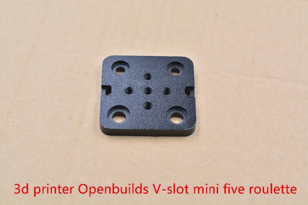 3D طابعة جزء Openbuilds خاص الشريحة لوحة ل مواد ألومنيوم V-فتحة البسيطة خمسة الروليت V العملاقة Plat1pcs