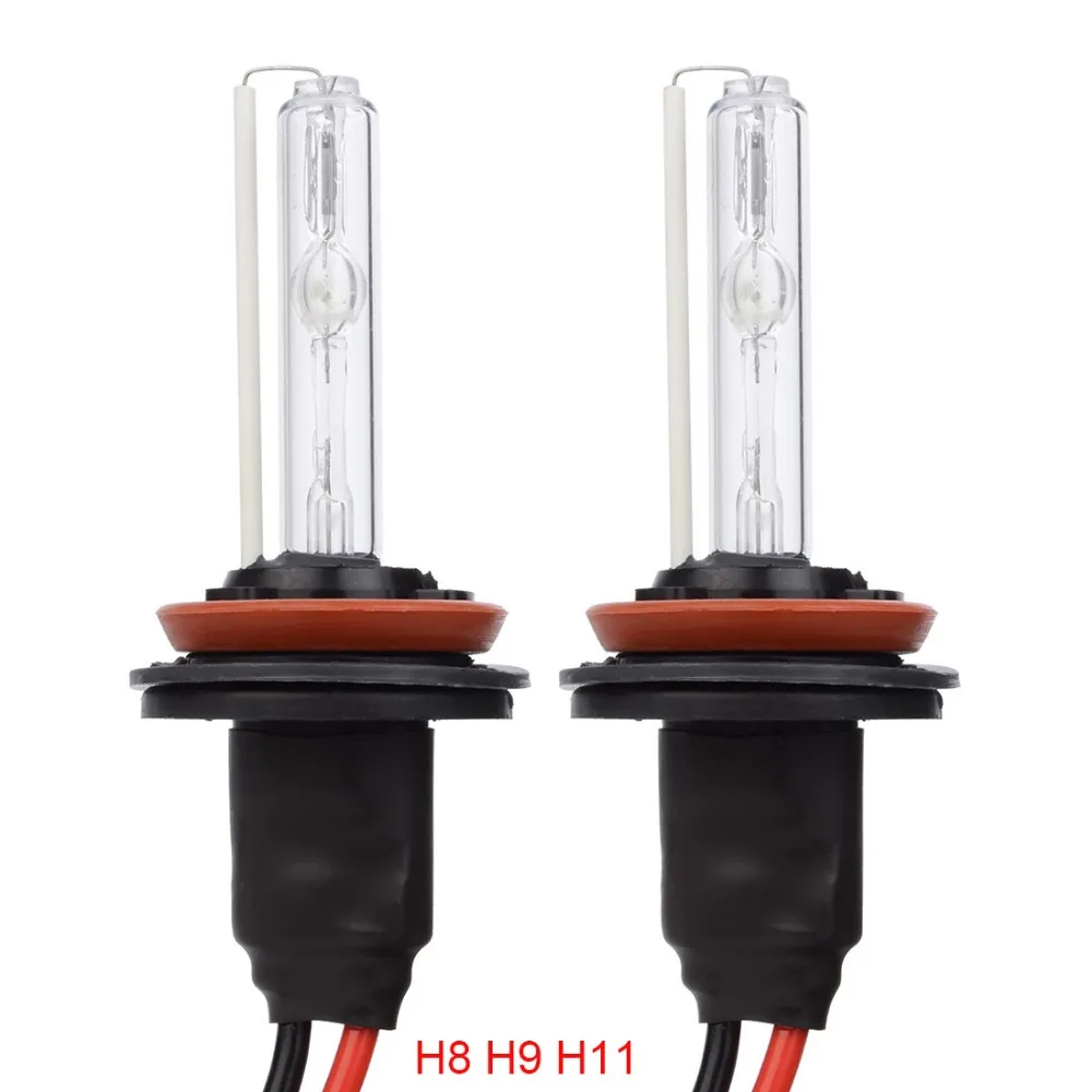 Safego 1 пара H7 H8 6000K H9 H11 ксеноновые лампы ближнего света HID, Сменные лампы, автомобильный светильник 55 Вт, белый головной светильник, лампы, высокий светильник H7