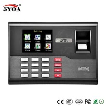 5YOA 5YA121A TCP IP Биометрические фингерпринта часы регистраторы цифровые электронные английский считывающее устройство USB ID карты