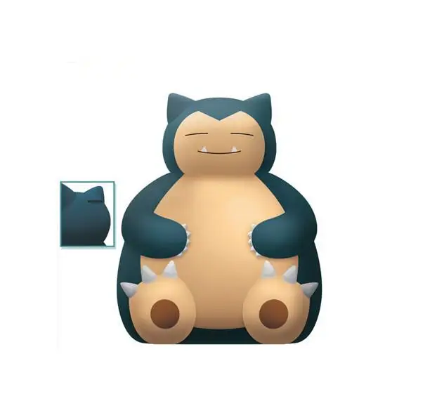 

25CM Pikachu go Pokeball Snorlax Piggy bank Doll Cartoon Anime Action Figure PVC toys Collection figures for friend gift