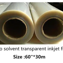 6"* 30 м Лидер продаж Пленка ПЭТ для Эко-чернила с струйный принтер