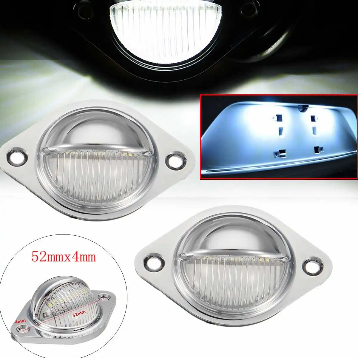led rear number plate light