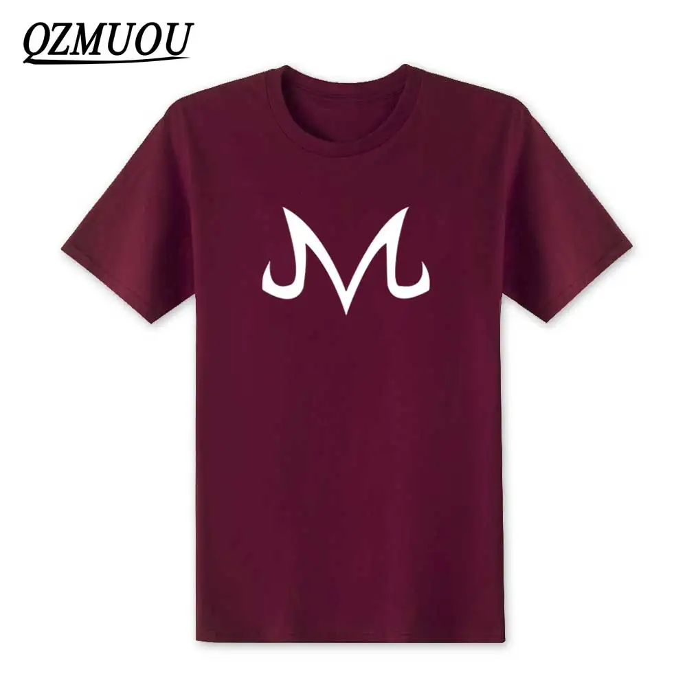 Новинка, футболка Dragon Ball Z, футболка с логотипом Babidi, Мужская Новая Модная хлопковая футболка с коротким рукавом Majin Buu, футболки, топы, размер XS-XXL - Цвет: Maroon1