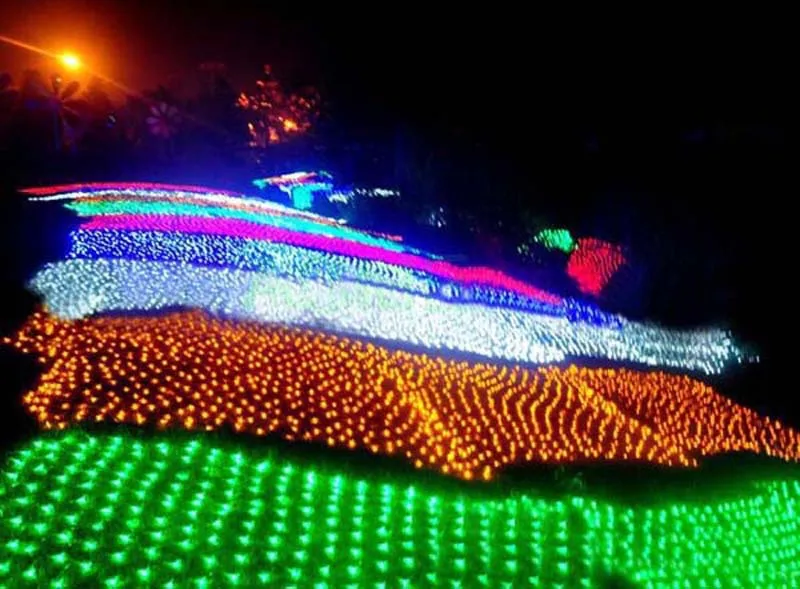 Рождественский светодиодный световые лампы год гирлянды 4x6 м 750 SMDs Водонепроницаемый светодиодный строка в помещении/на открытом воздухе ландшафтного освещения