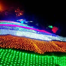 Рождественский светодиодный световые лампы год гирлянды 4x6 м 750 SMDs Водонепроницаемый светодиодный строка в помещении/на открытом воздухе ландшафтного освещения
