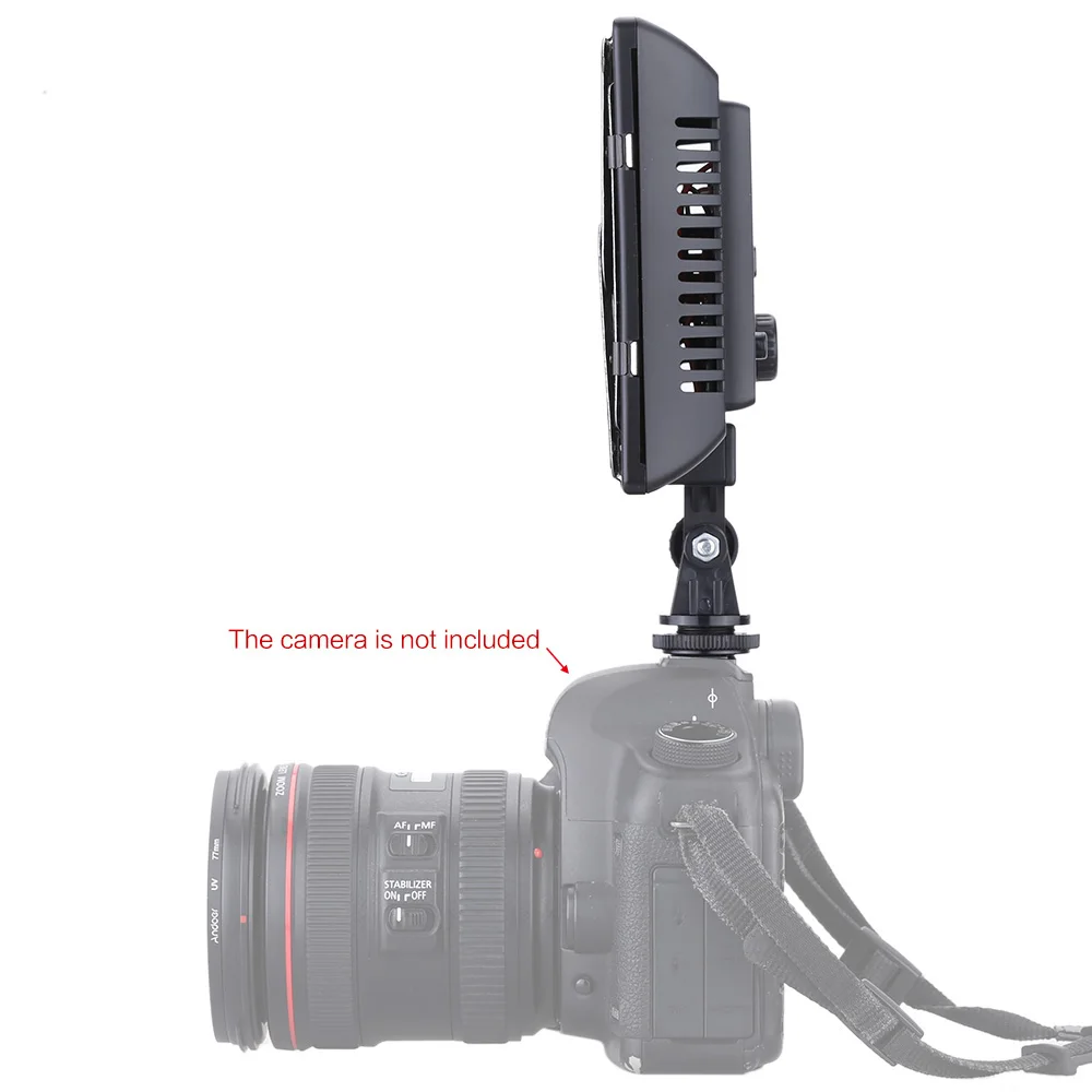 Andoer W300 видео световая лампа для съемки Панель 300 светодиодов 6000K для Canon Nikon Pentax sony Fujifilm DSLR камера DV видеокамера