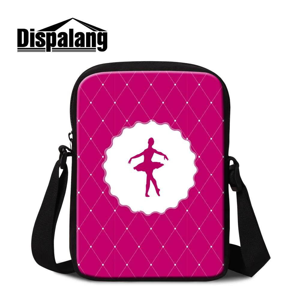 Красивая танцевальная балетная сумка-мессенджер для девочек Красивая Женская мини-сумка через плечо для путешествий дизайнерская сумка через плечо на заказ - Цвет: Оранжевый