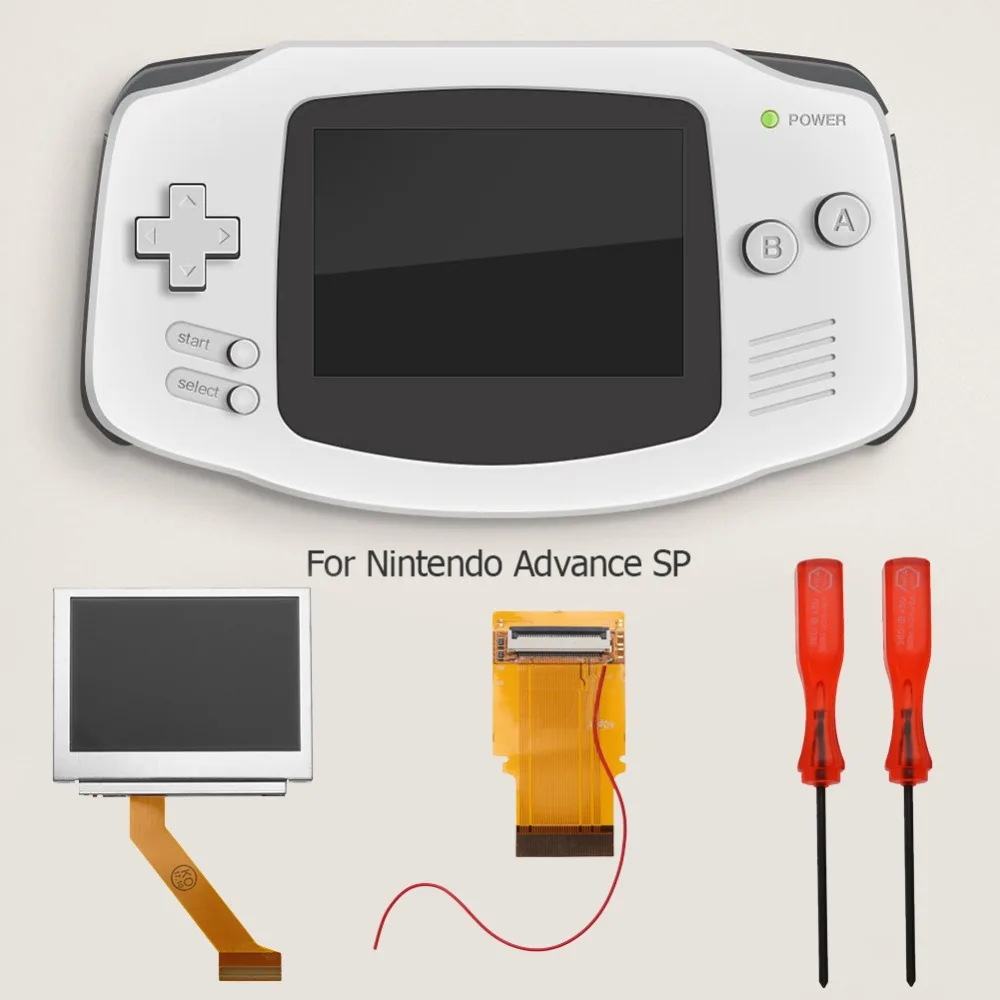 

For Nintendo GameBoy LCD Screen for Gameboy Advance MOD LCD Backlight Kit 32/40 Pin for GBA SP AGS-101 Backlit Screen