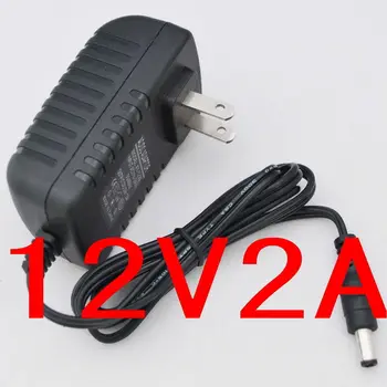 

1PCS High quality 12V 2A AC 100V-240V Converter Switching power adapter DC 2000mA Supply US Plug DC 5.5mm x 2.1mm-2.5mm