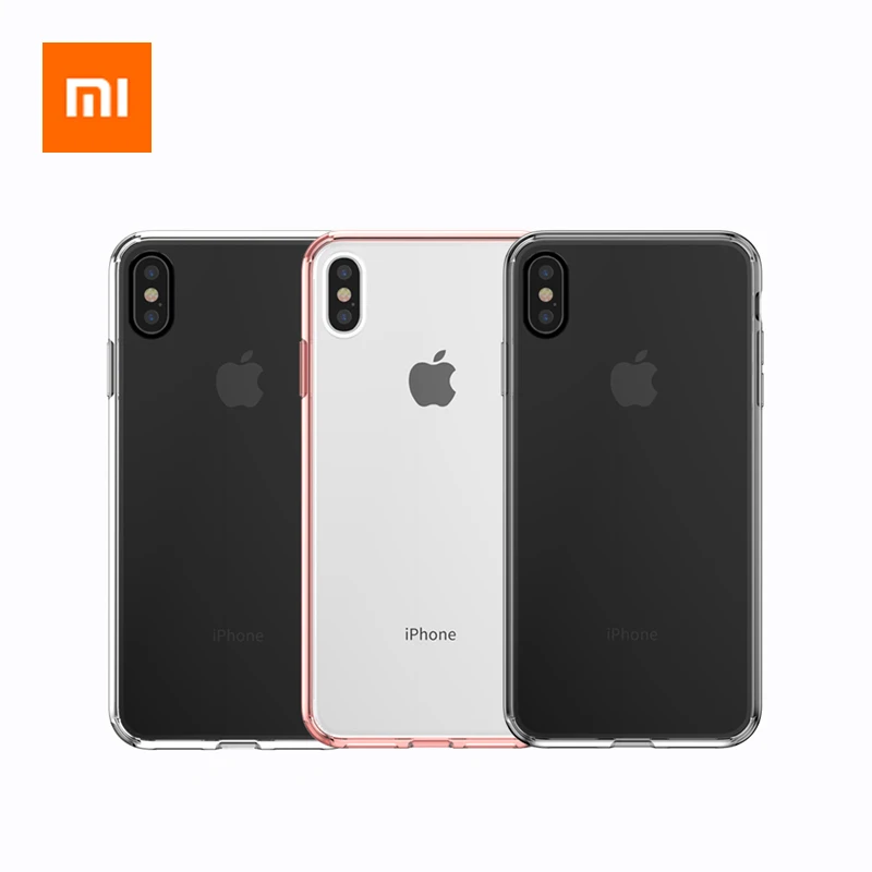 

Xiaomi Transparent Phone Case Anti-knock TPU Phone Cover Shockproof Bumper For iPhone XS MAX/XR/XS/X Clear Protection Back Cover