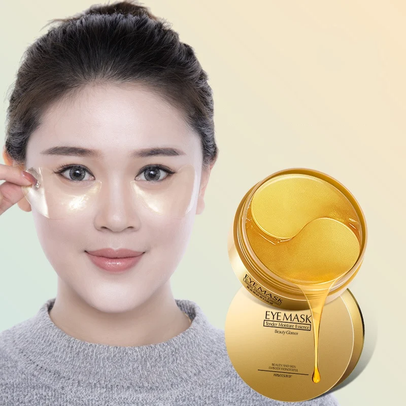 

Gold Collagen Eye Mask Remove Dark Circles Whitening Firming Sleep Mask Moisturizing Eye Patches Eyes Skin Care