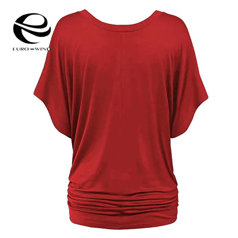 زائد حجم 5XL النساء قمم و بلوزة 2019 الربيع الصيف قصيرة الخفافيش كم الصلبة الخامس الرقبة بلوزة فضفاضة الإناث عارضة قمصان البلوزات