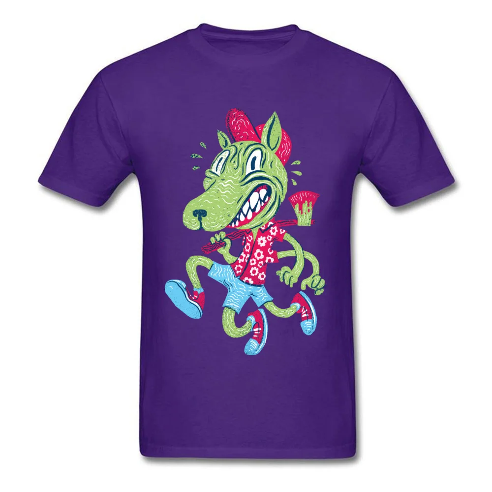 Family Freaky Beast Fashionable Short Sleeve Summer T Shirt New Arrival Round Neck 100% Cotton T Shirt Mens Tshirts Freaky Beast purple