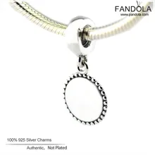 Оригинальное 925 пробы серебряные запустить Висячие Подвески-талисманы для изготовления ювелирных изделий Подходит европейский браслет из бисера
