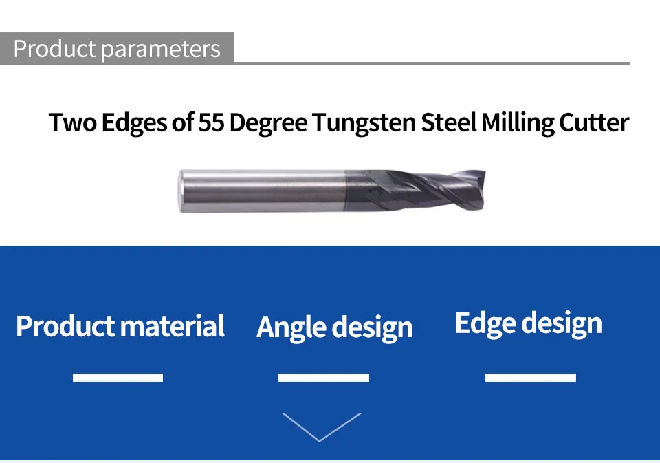 Cnc инструменты Концевая фреза HRC55 2 Флейта сплав карбидная Вольфрамовая Сталь Фрезерные фрезерный станок 2 мм 3 мм 4 мм 5 мм, 6 мм, 8 мм 10 мм 12 мм