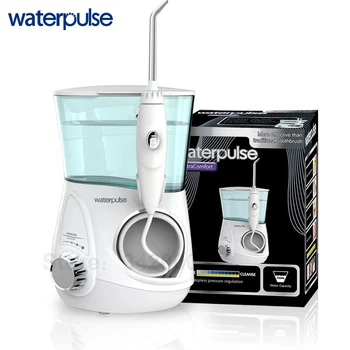 

Waterpulse V600G Dental Flosser + 5 Nozzles Electric Irrigator Portable Oral Irrigator Water Flosser Dental Water Oral Hygiene