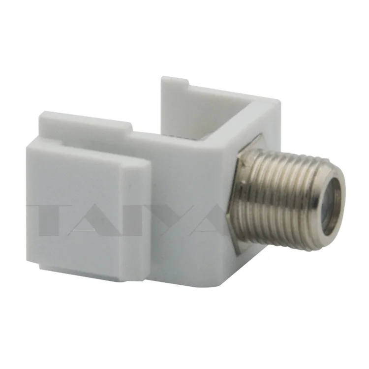 (5-Pack) RG6 F head TV Keystone Jack Insert