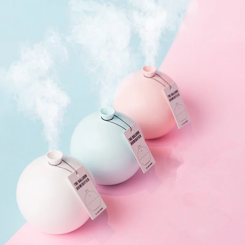 

200ml Balloon Ultrasonic Air Humidifier USB Aroma Diffuser Fashion Color Cute Office Home Pregnant Aromatherapy Humidificador
