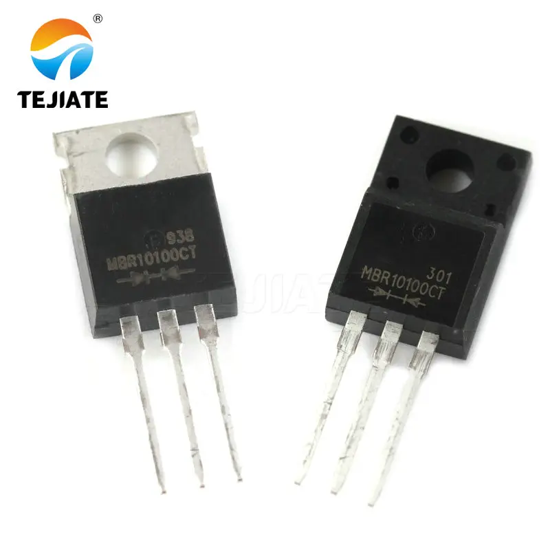 10 шт. MBR10100CT-220 MBR10100 TO220 10100CT TO-220F