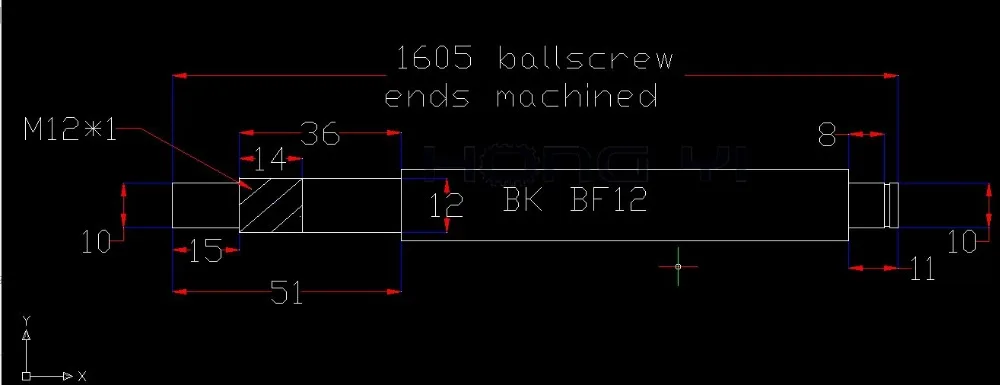 SFU1204/1605/1610/2505/2010/2005+ шариковая гайка+ конец обработки можно выбрать длину для станка с ЧПУ части резьбонакатный винт