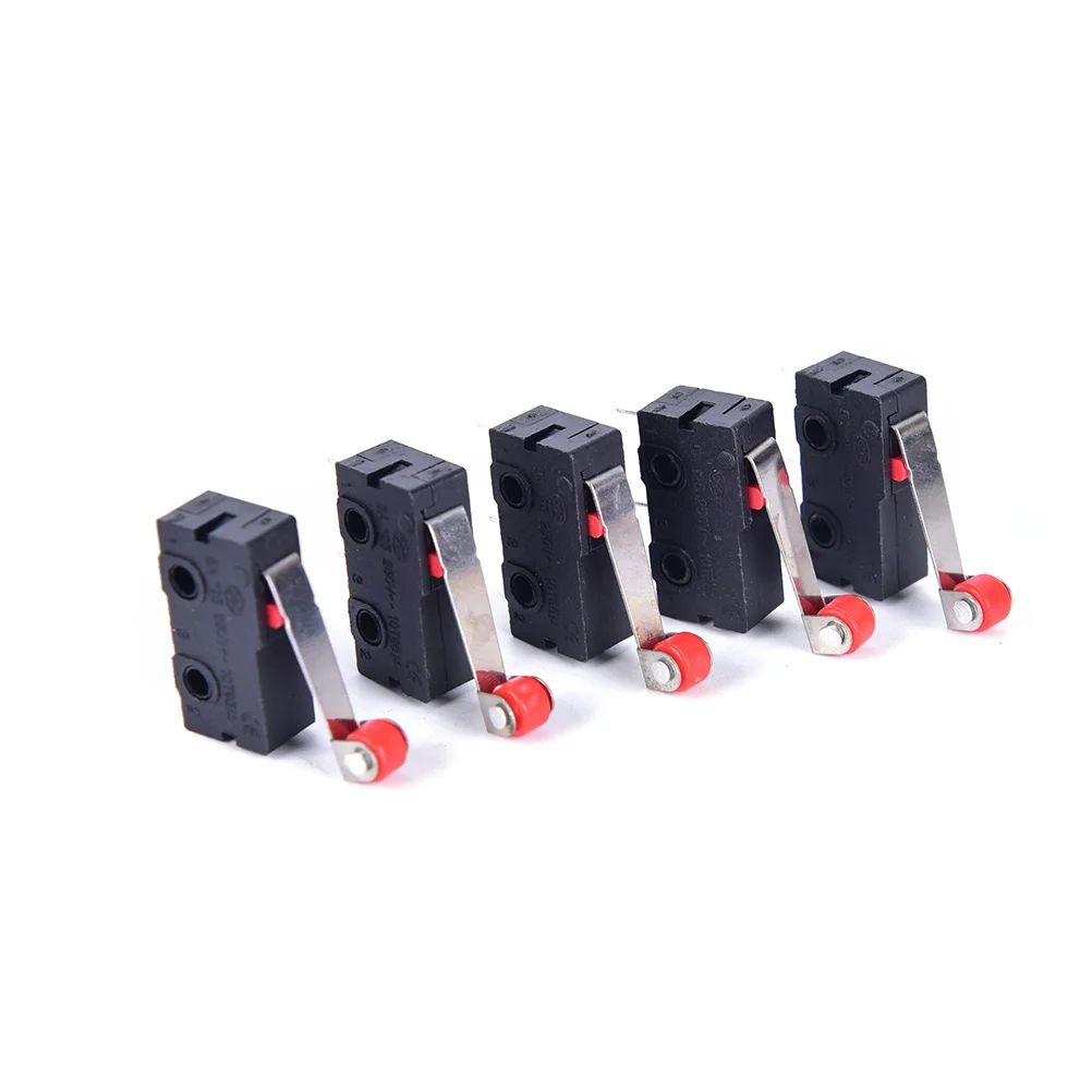 

10Pcs/Set Mini 3-Pin Tact Switch KW12-3 5A 250V Round Handle Clock Microswitch