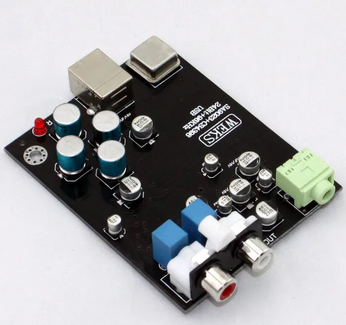 SA9023 USB декодер плата CS4398 OPA2132 для 32 Ом Декодер Усилитель|cs4398 board|amplifier boardcs4398 usb |
