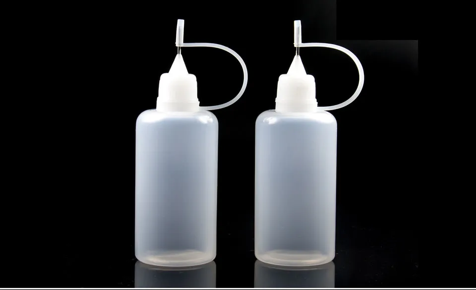 

5PCS liquid Filler Bottle for E Cigarette Mod Atomizer 20ml with Long Tip Needle Dropper Bottle