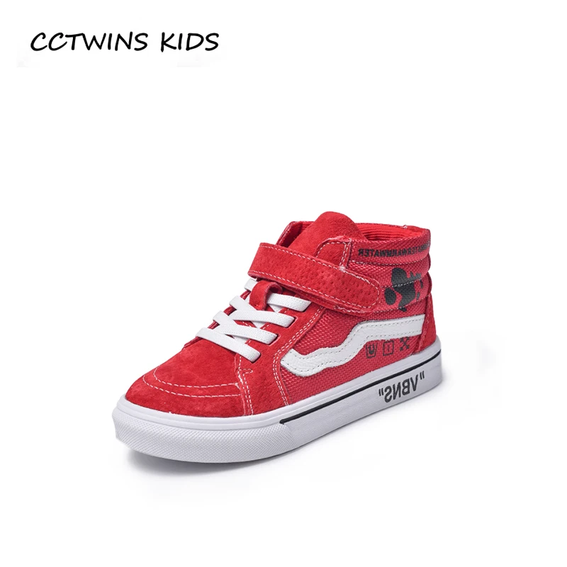 

CCTWINS KIDS 2018 Autumn Boy Casual Sport Shoe Children Fashion High Top Sneaker Baby Girl Brand Black Trainer FH2262