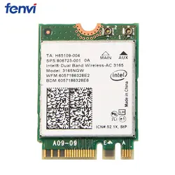433 м Беспроводной NGFF сеть Wi-Fi карты с Intel AC 3165 3165NGW Bluetooth 4,2 Dual Band 2,4 ГГц/5 ГГц 802.11ac для Windows7/8/10