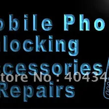 LK114-аксессуары для разблокировки мобильных телефонов, ремонт, вывеска для домашнего декора