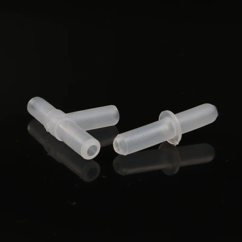 20 50pcs 4mm Tee 3 Way Aquarium Air Pump Line Tubing Joints 4mm Straight Connectors  For Fish Tank Accessories 4