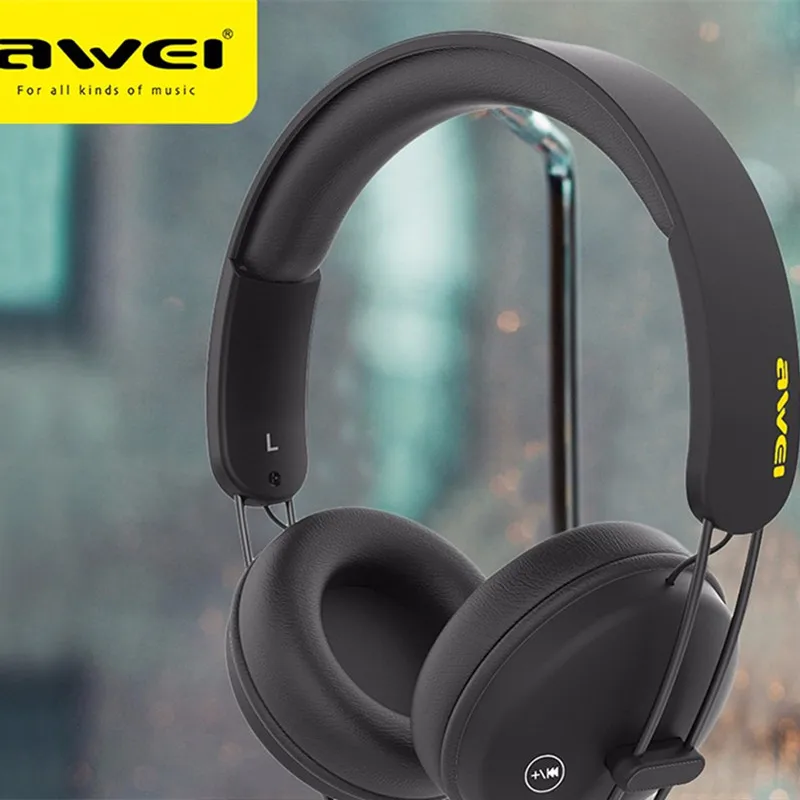 

Awei A800BL Bluetooth Headphones Wireless Bluetooth Sports Headset With Microphone Sports Control App For IOS Android