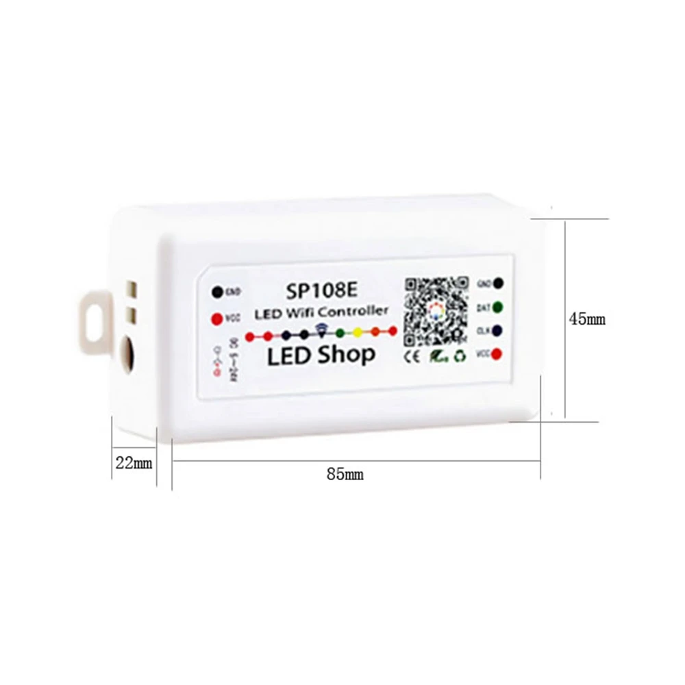 SP108E RGB Wifi светодиодный волшебный контроллер WS2812B WS2813 SK6812 светодиодный модуль-светильник Smart APP беспроводной DC5-24V