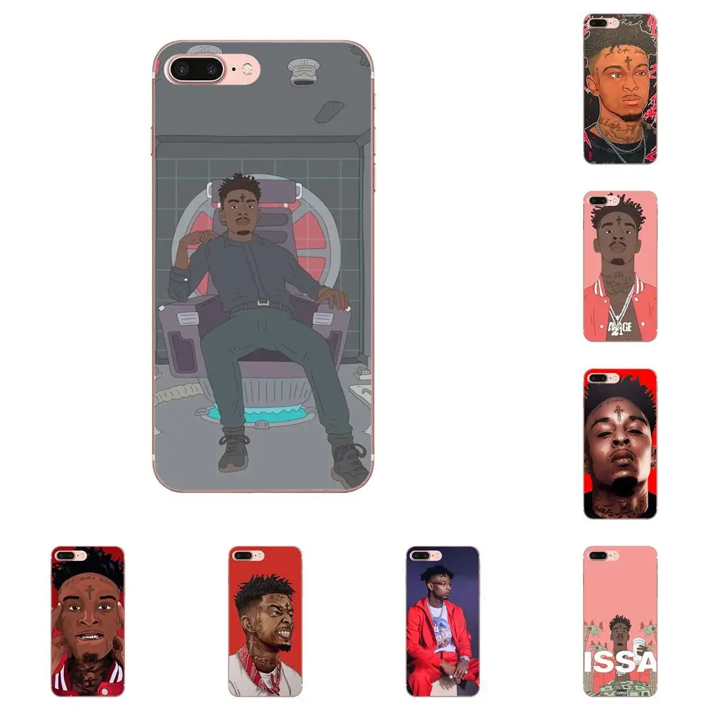21 Savage хип-хоп рэпер певец Issa милый чехол для телефона Apple iPhone 4 4S 5 5C 5S SE 6 6S 7 8 Plus X XS Max