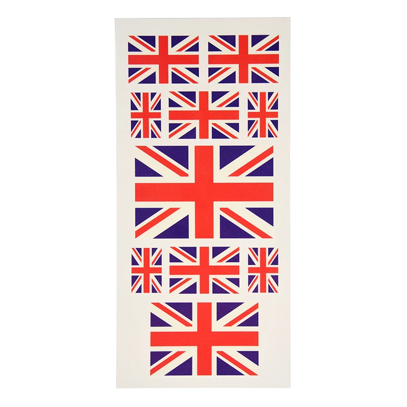 

Fans GB Union Jack Flag Tattoo Temporary Body Face Stickers Art