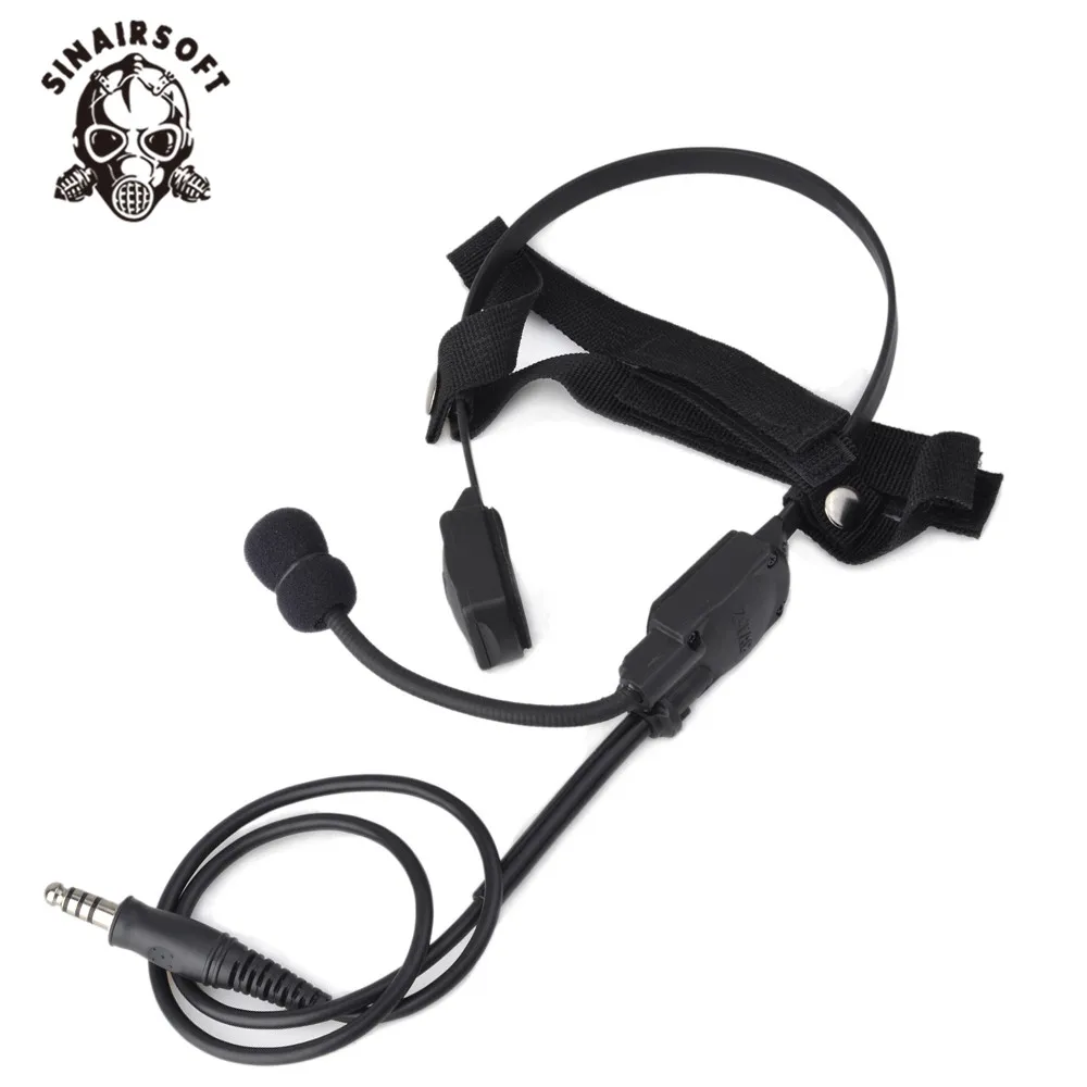 Fone de Ouvido Sinairsoft Militar Atlântico Sinal Mh180-v Sistema Tático Sniper Fone Caça Headsets Z136 17 Cheap Fones de Ouvido tático & Acessórios