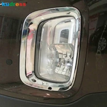 Для KIA Sorento 2013 2014 ABS Chrome передние противотуманные фары противотуманки лампы крышка планки противотуманных фар Benzel крышки отделки Авто Стикеры 2 шт.