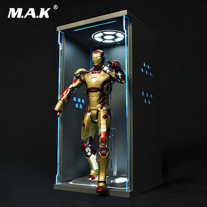 1/12 шкала дисплей коробка подставка база для comicave Ironman железный человек дисплей акриловый зал бронированная коробка без пыли