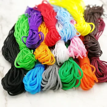

100ft（30M） Dia.3mm Solid Cord Lanyard Rope Strand Paracord Bracelet Lanyard Camping Rope Clothesline Survival Wholesale