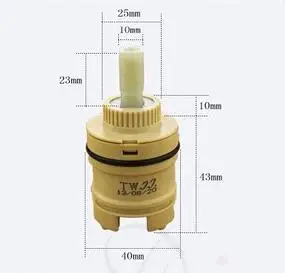 Высокое качество Прочный тайваньский известный бренд 35 мм или 40 мм кран керамический картридж кран клапан кран аксессуары