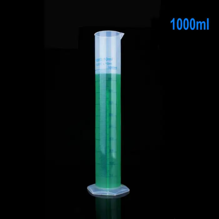 1000ml Plastic Measuring Cylinder Graduated Container Tube for