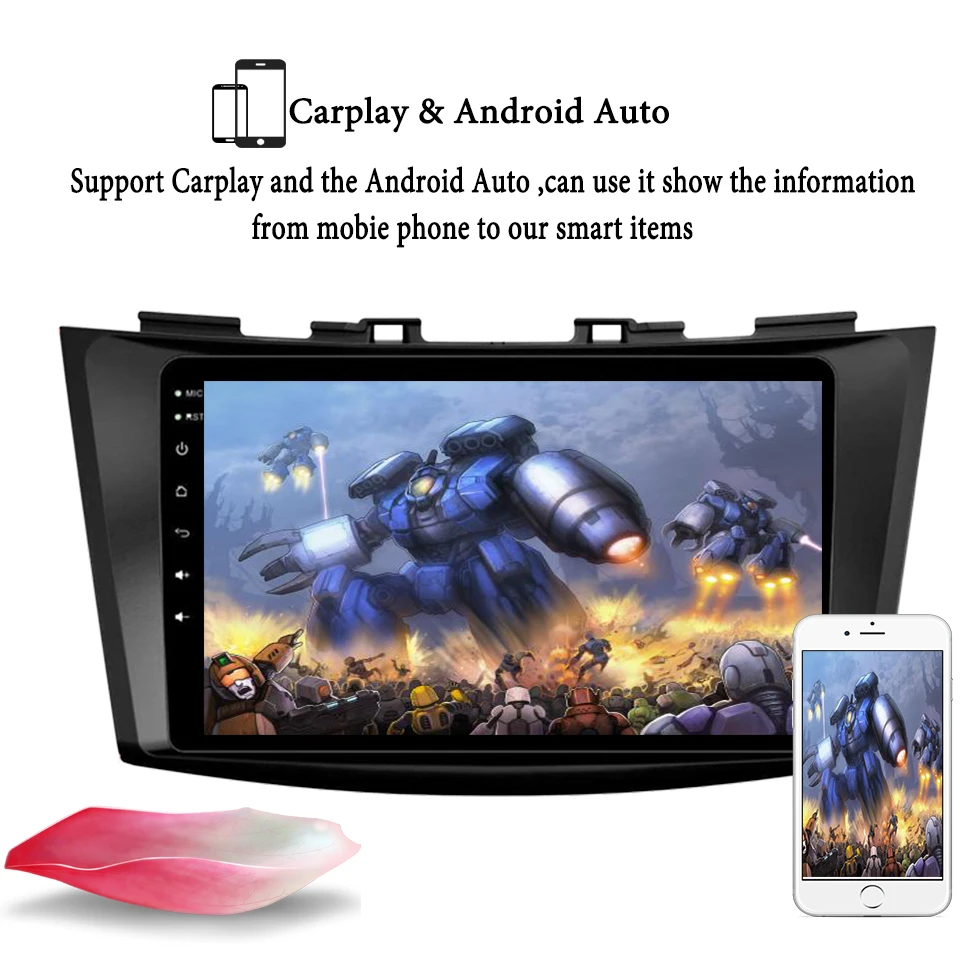Flash Deal Octa core Android 9.1 Car DVD 4+64GB video multimedia player for Suzuki swift 2011 2012 2013 2014 2015 2016 gps Head Unit radio 6